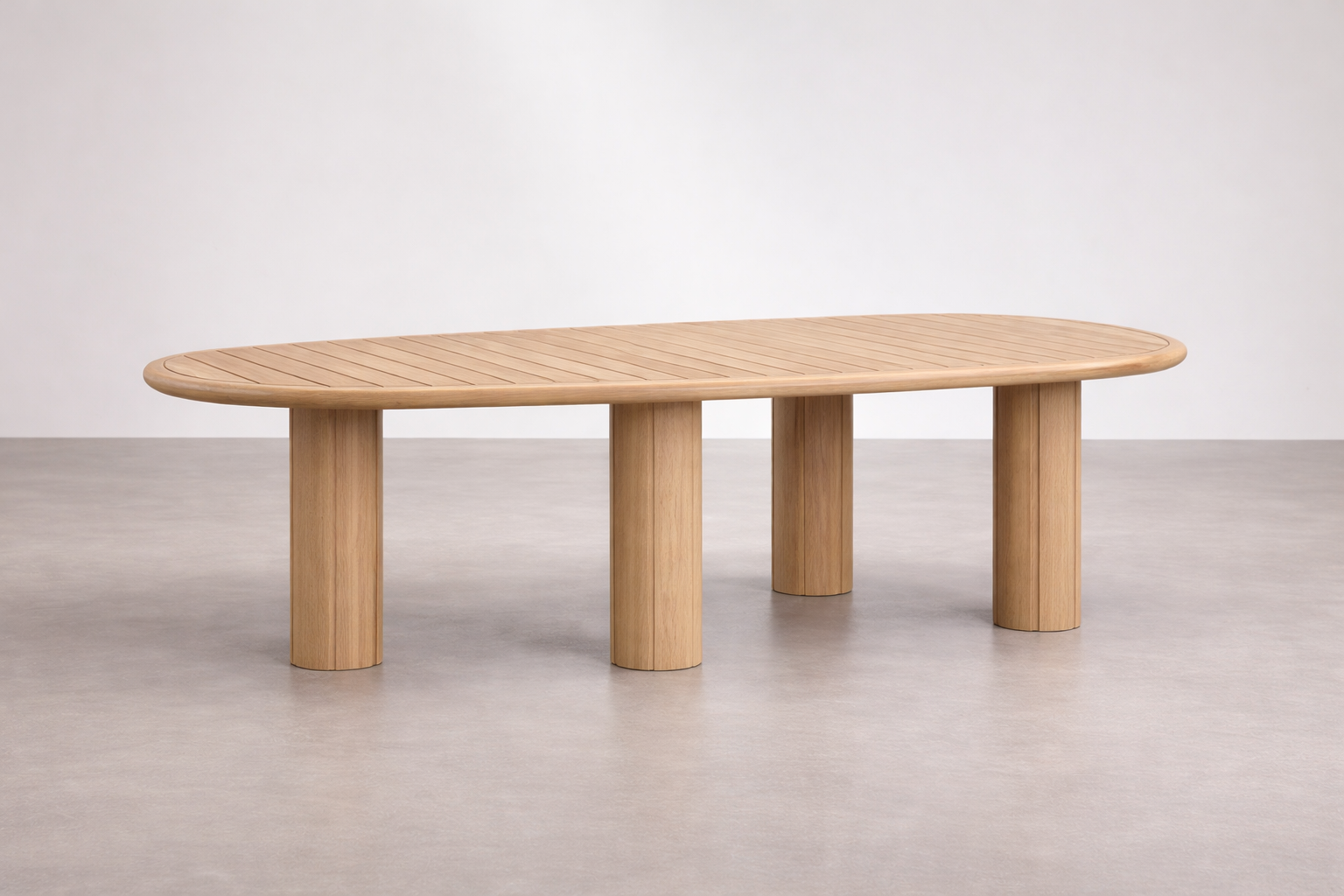 UV Home Ginara Oval Dining Table – Acacia Wood
