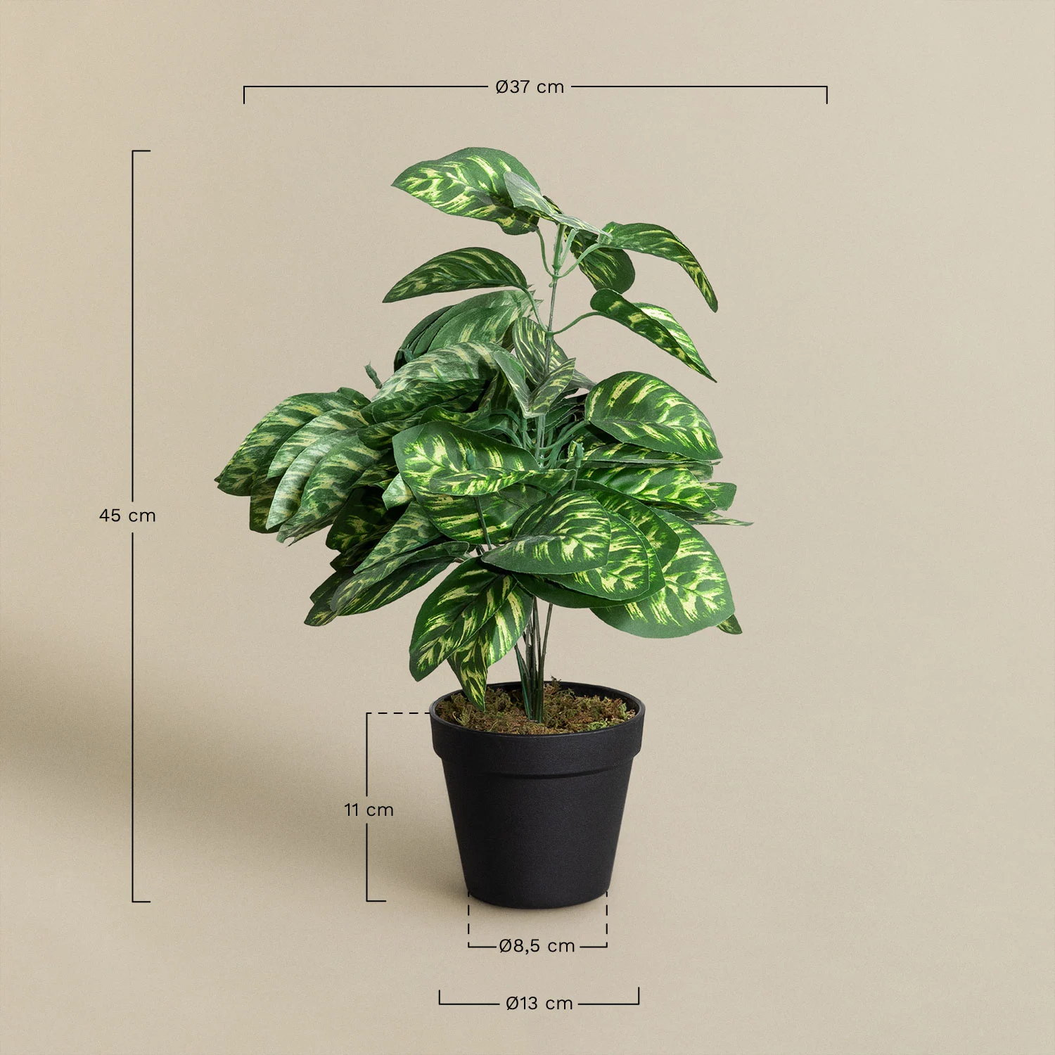UV HOME Decorative Artificial Plant Peacock