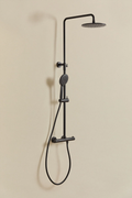 UV HOME Orveta thermostatic shower column in brass