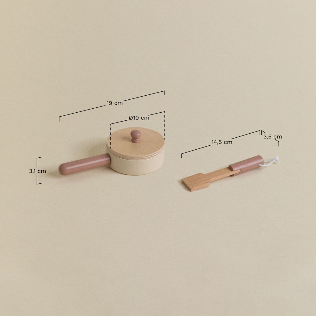 UV Home Drupy Kids wooden kitchenware