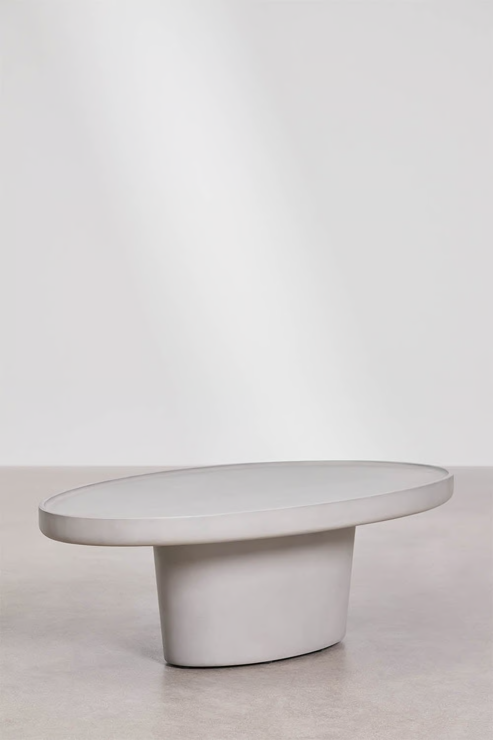 Darwys Oval Garden Coffee Table 110 x 60 cm in Cement