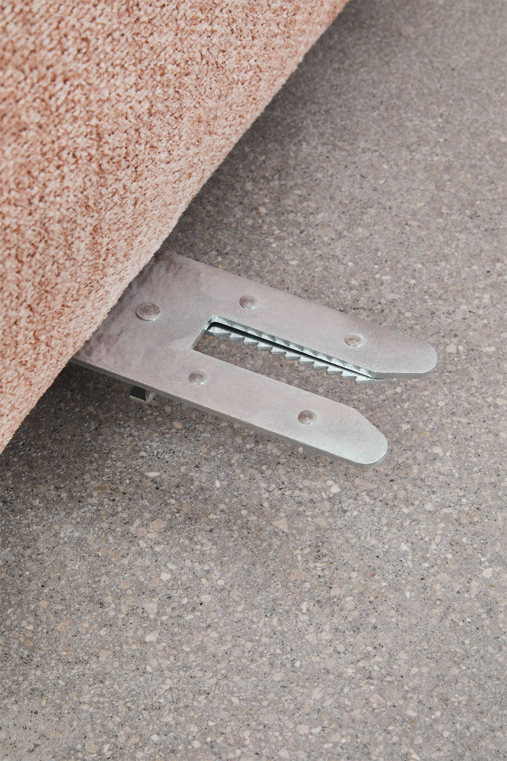 UV HOME Left chaise longue module for modular sofa in chenille Coco