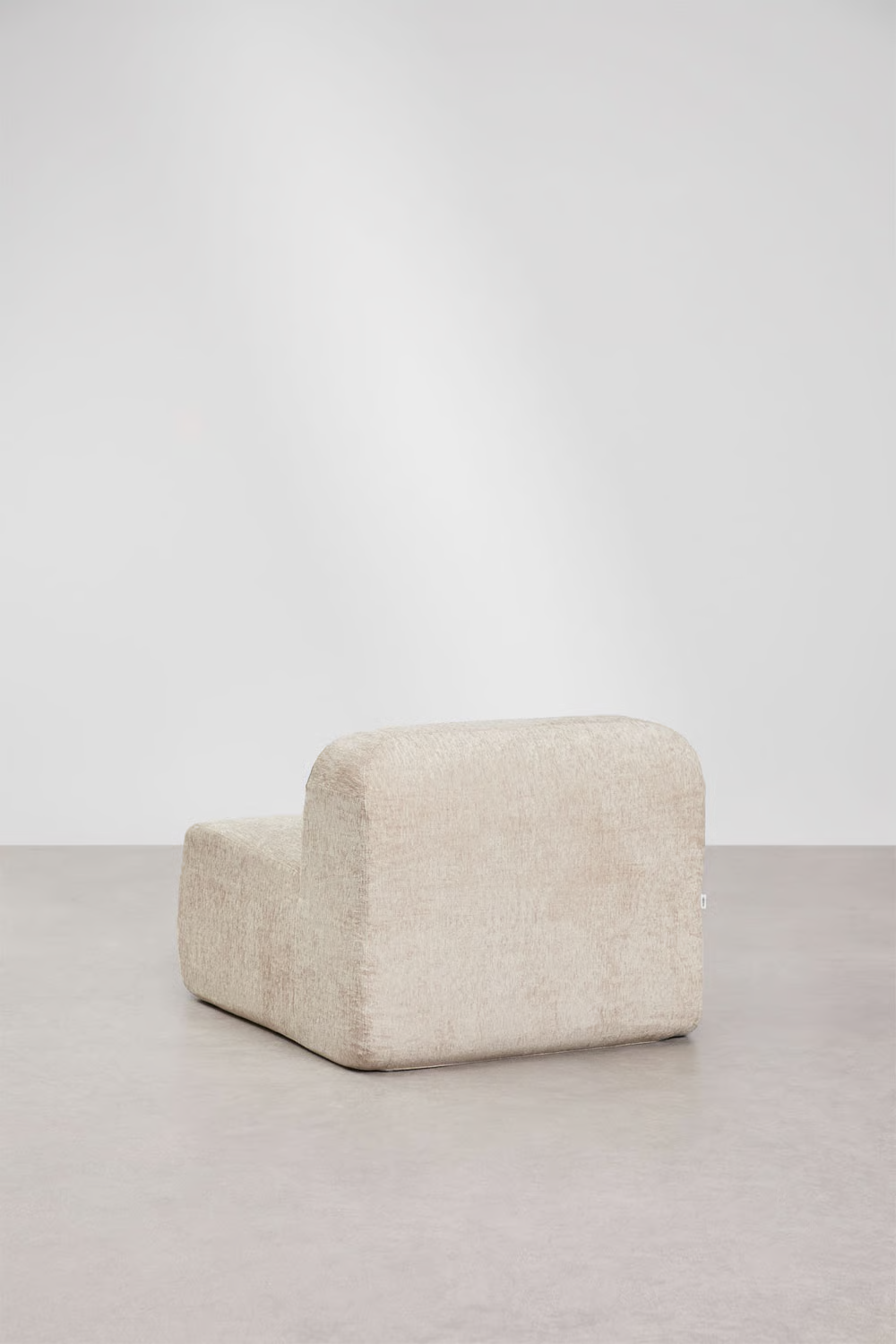 UV HOME Central module for modular sofa in vacuum packed chenille Merida