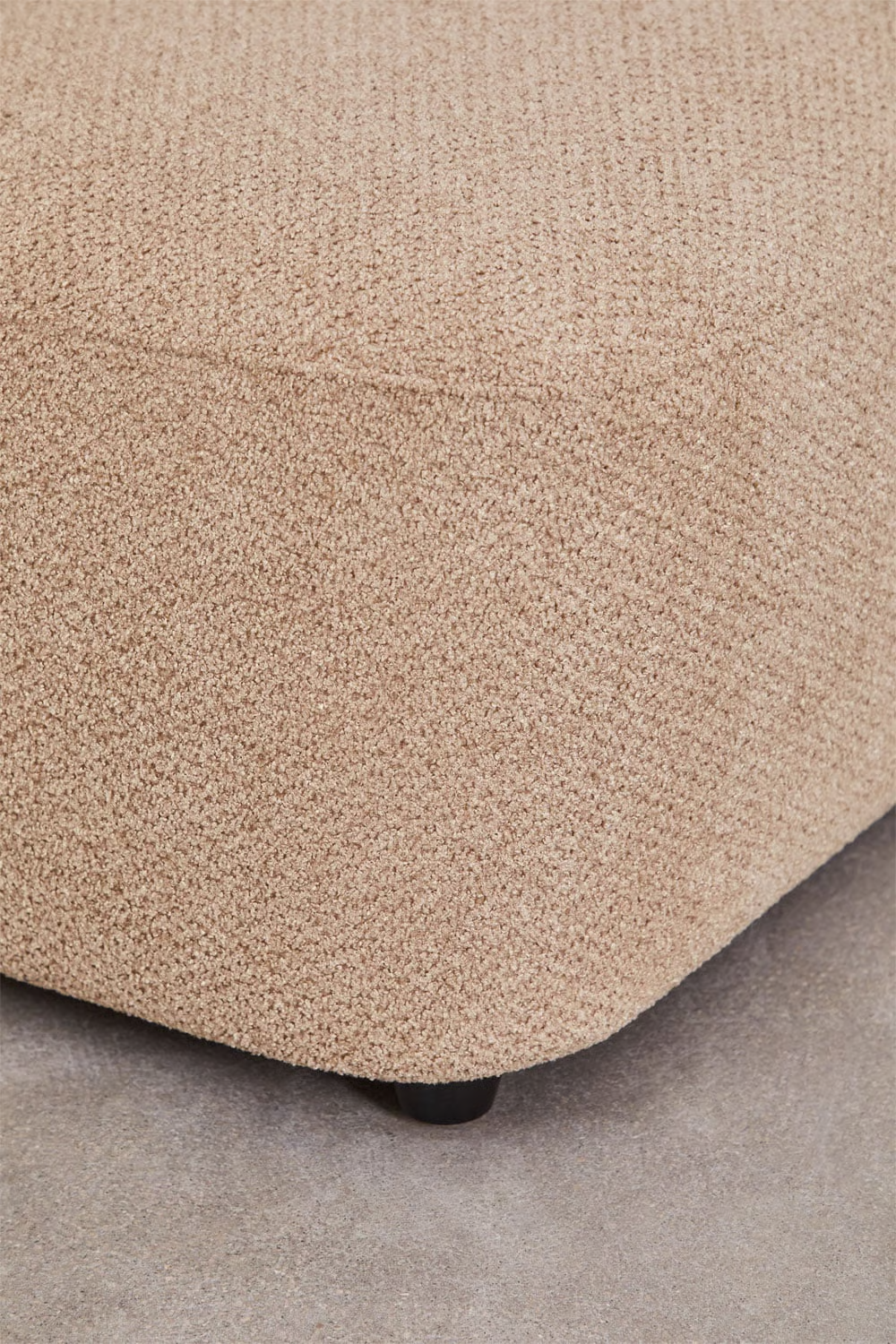 UV HOME Right chaise longue module for modular sofa in Coco chenille