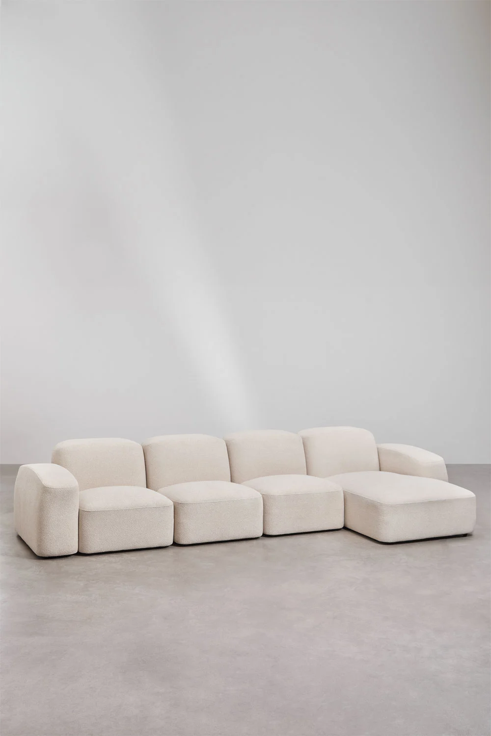 UV HOME Bastian 4-piece chaise longue modular sofa right