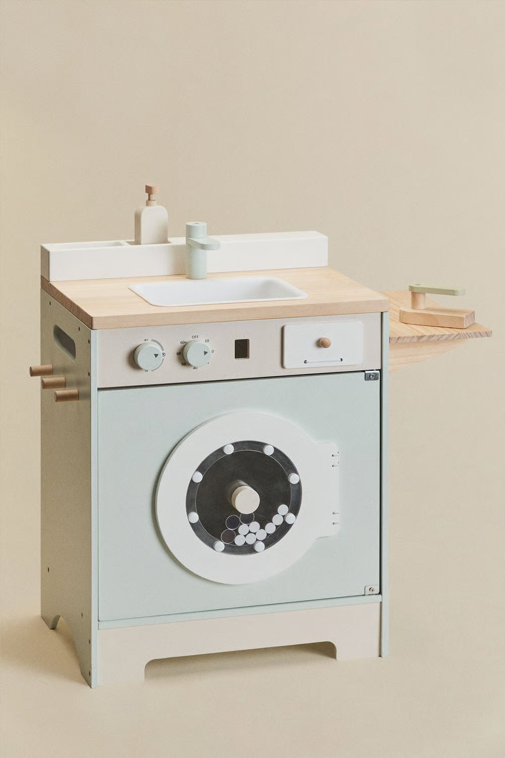 UV Home Glenn Kids Wooden Washing Machine