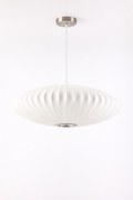 UV HOME Worel Pendant Lamp – Faux Silk & Iron Hanging Light