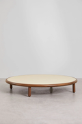 UV HOME Olivia Round Acacia Wood Garden Coffee Table