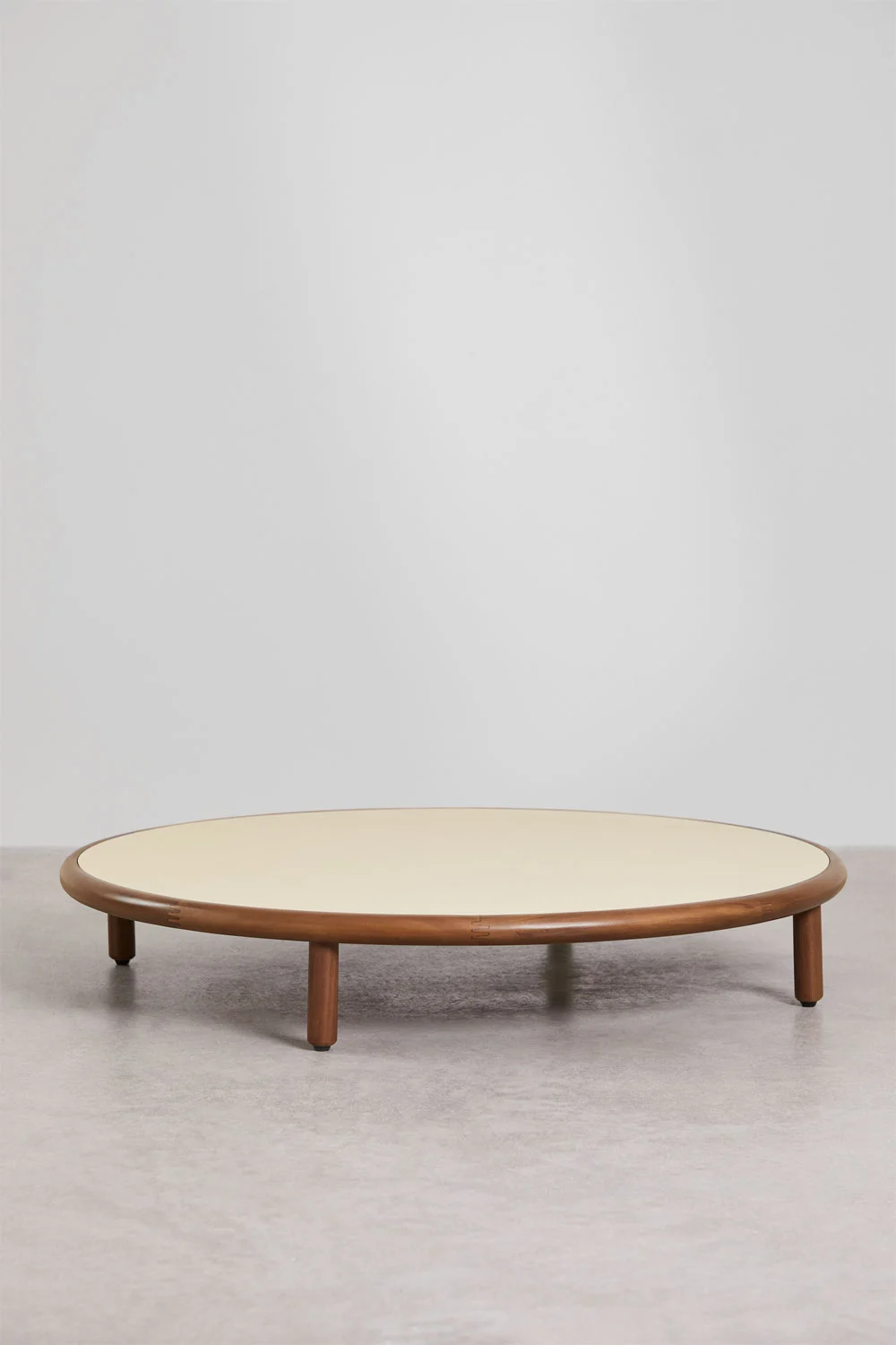 UV HOME Olivia Round Acacia Wood Garden Coffee Table