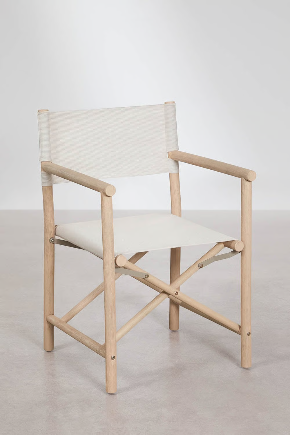 UV HOME Folding director's chair for the garden made of acacia wood Olivia
