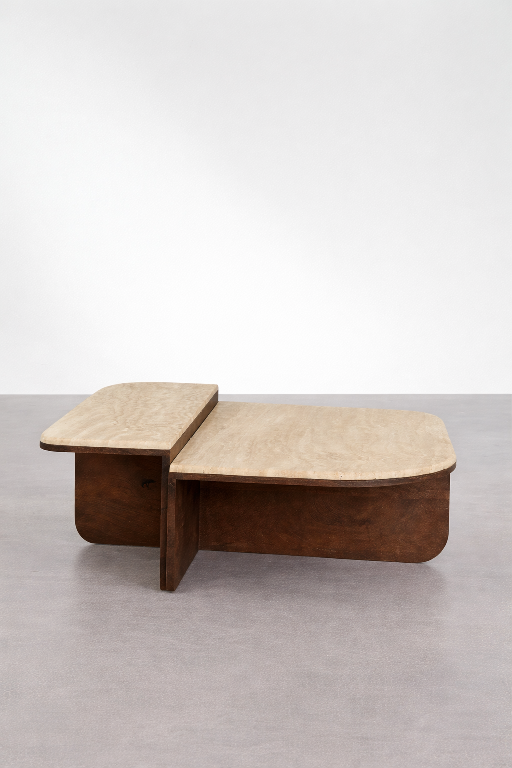 UV Home Clotsh Coffee Table – Natural Stone & Mango Wood