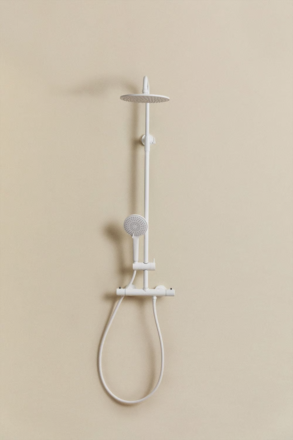 UV HOME Orveta thermostatic shower column in brass