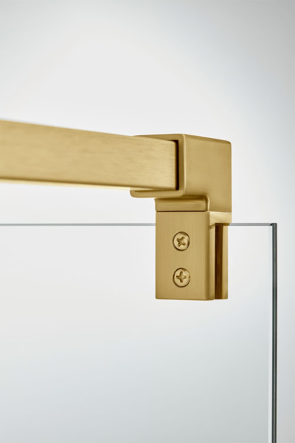 UV HOME Fixed shower enclosure with 8 mm tempered glass and Bristol aluminum