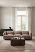 UV HOME 3-piece modular sofa in chenille Coquette