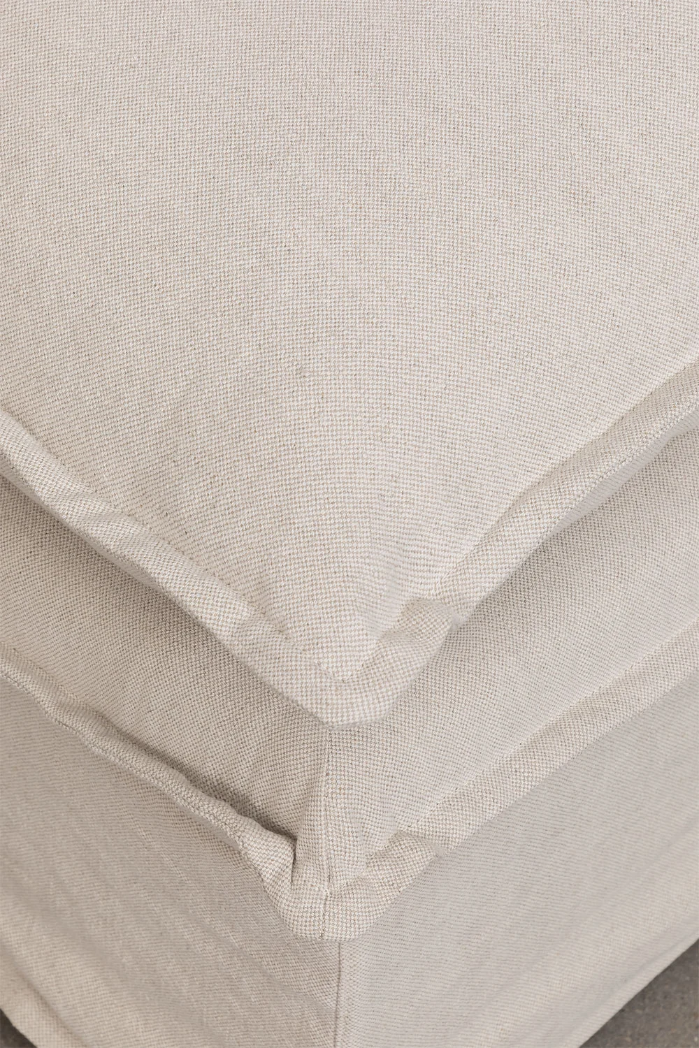 UV HOME Grace pouf in linen and cotton