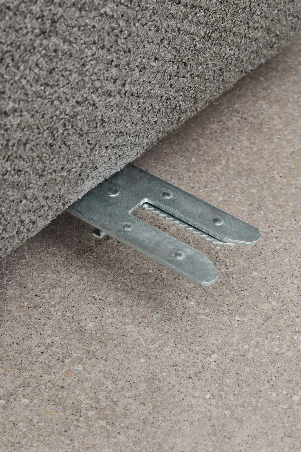 UV HOME Left chaise longue module for modular sofa in chenille Coco