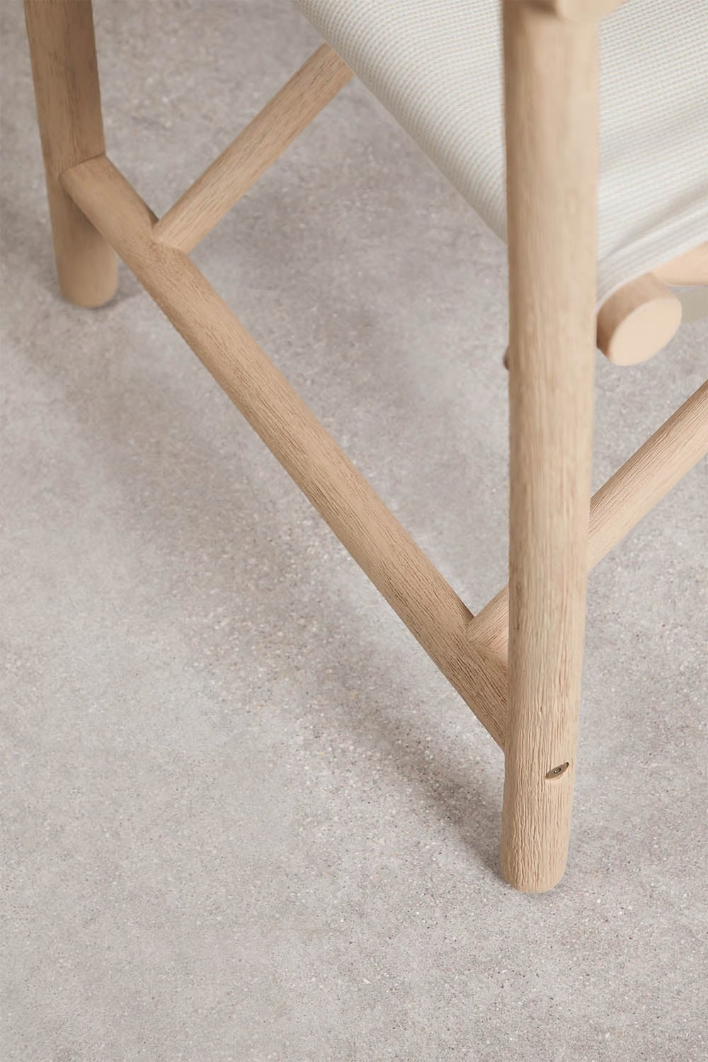 UV HOME Folding director's chair for the garden made of acacia wood Olivia