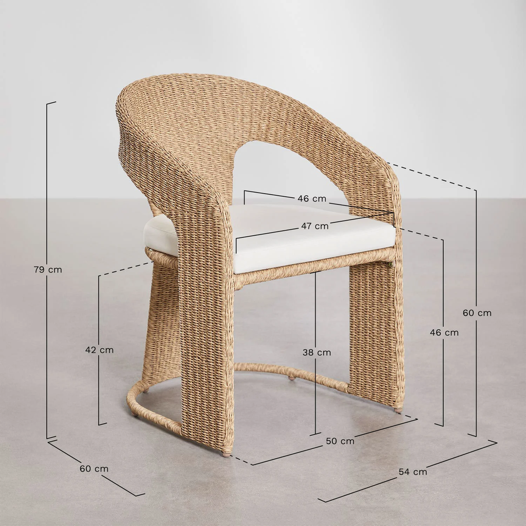 UV HOME Omarel Synthetic Rattan Garden Chair
