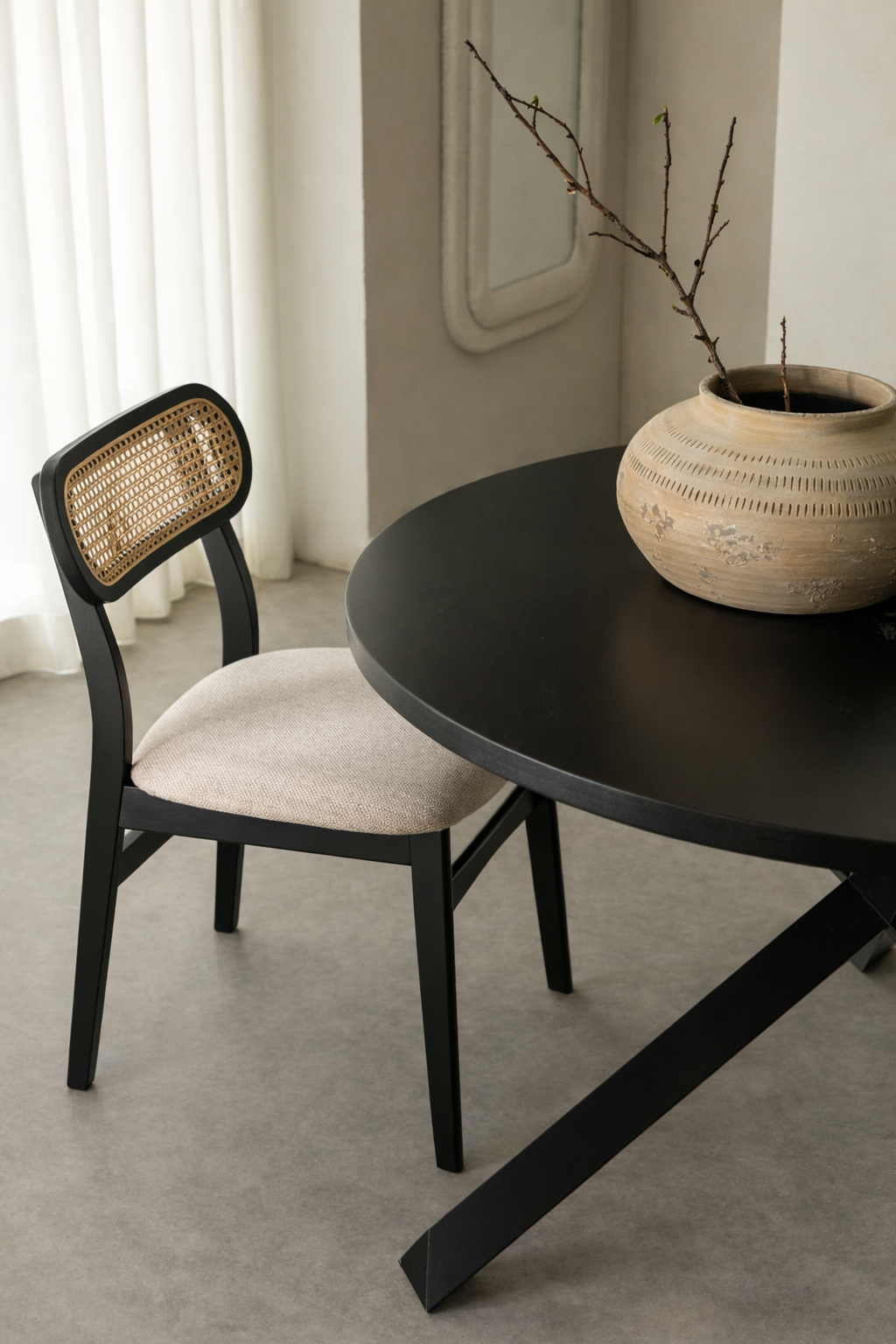 UV HOME Leivel Dining Chair – Wooden – Minimalist Design