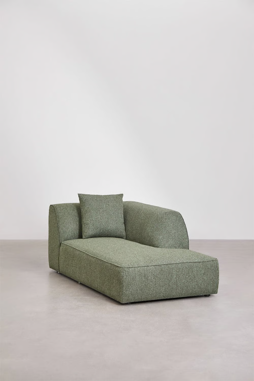 UV HOME Right chaise longue module for upholstered modular sofa Cardea