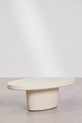 Darwys Oval Garden Coffee Table 110 x 60 cm in Cement