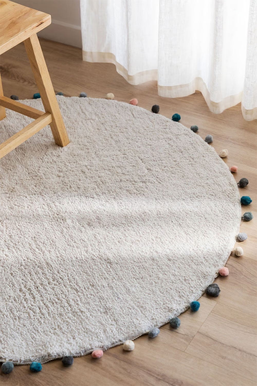 UV Home Round cotton rug Ø125 cm Cinder Kids