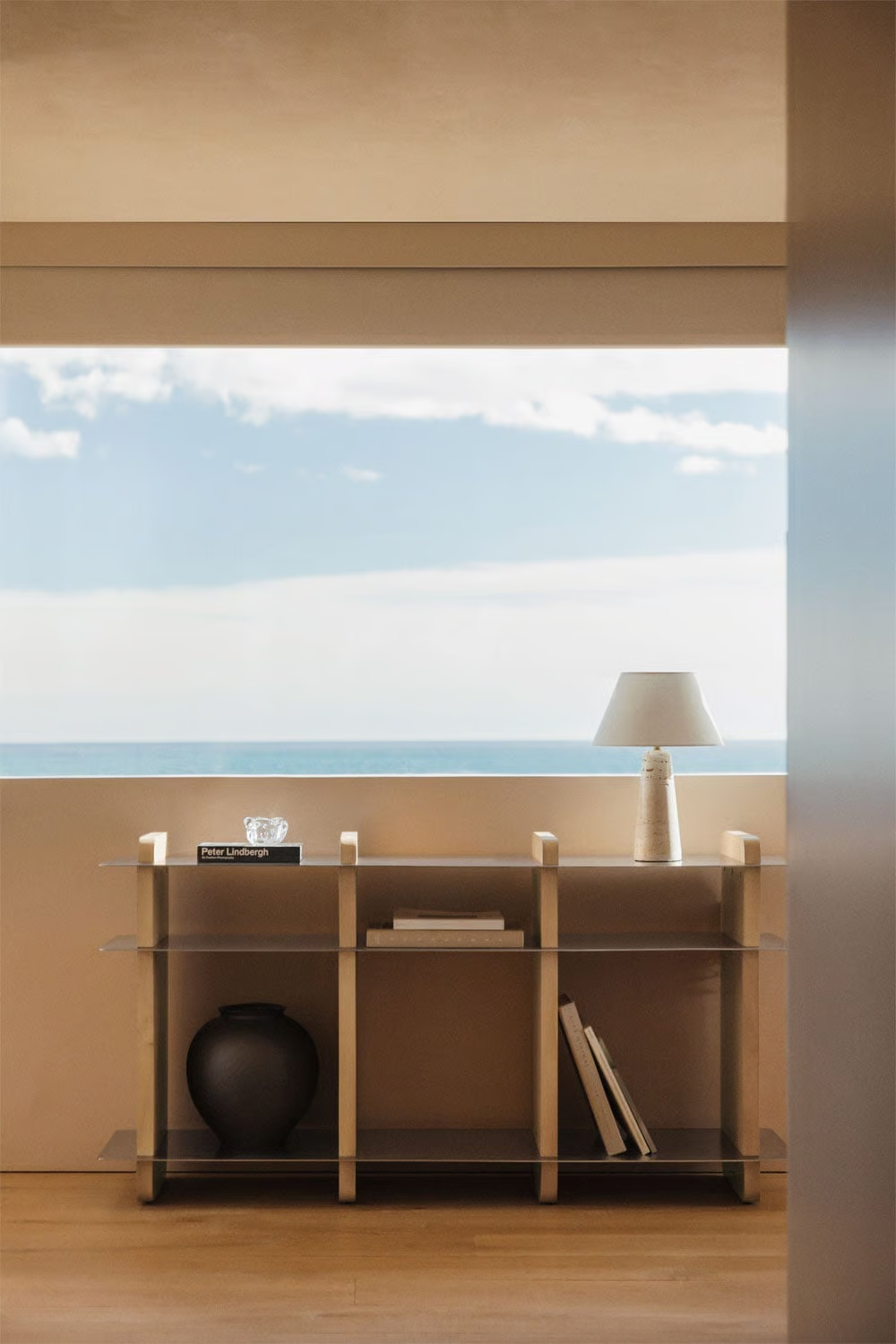 UV HOME Sideboard 150x40 cm of mango wood and steel Tokyo