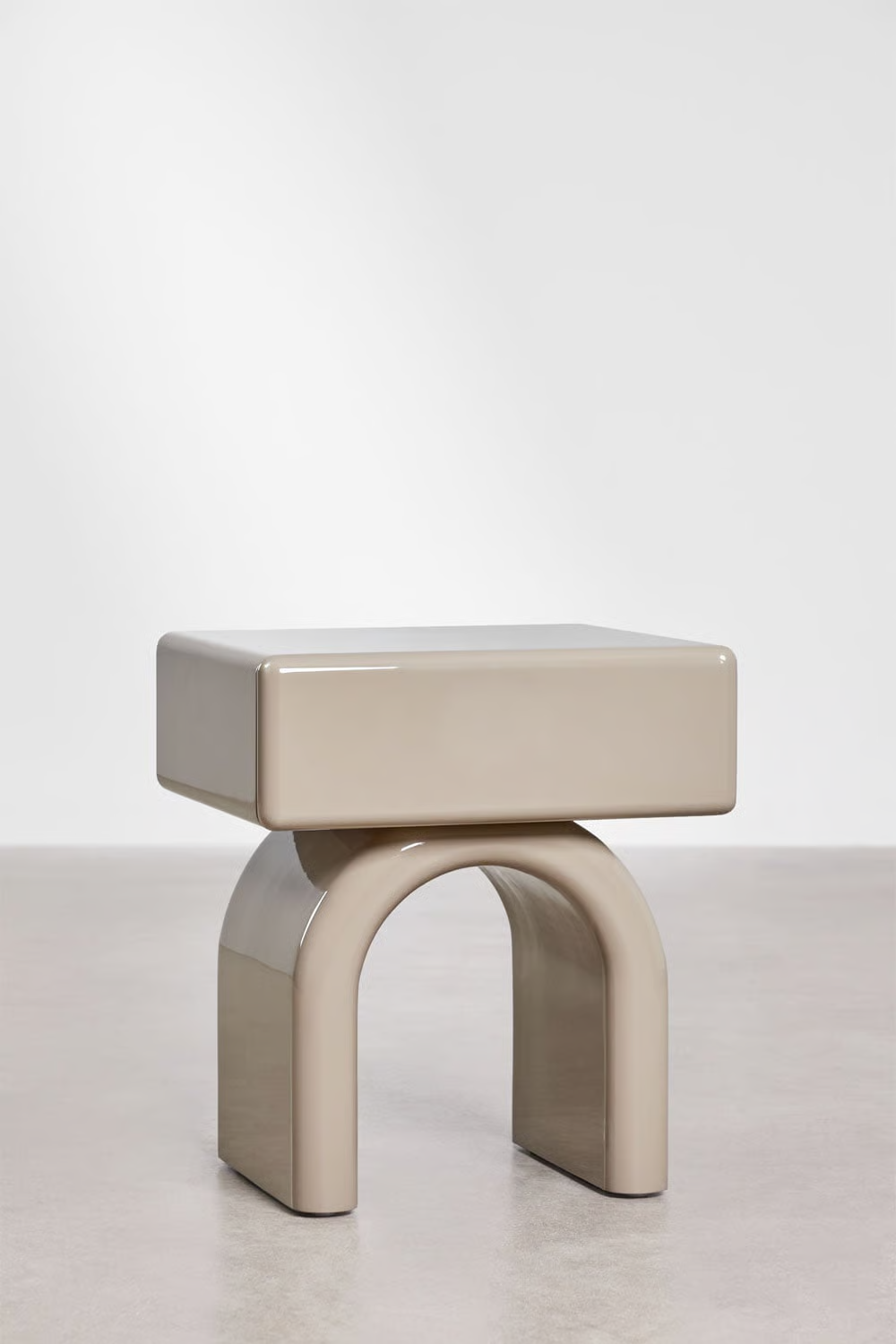UV HOME Rectangular Bedside Table 50x40 cm in MDF Volire
