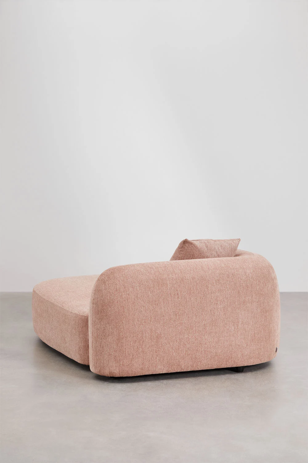 UV HOME Left chaise longue module for modular sofa in chenille Coco