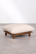 UV Home Brina Ottoman – Solid Acacia Wood