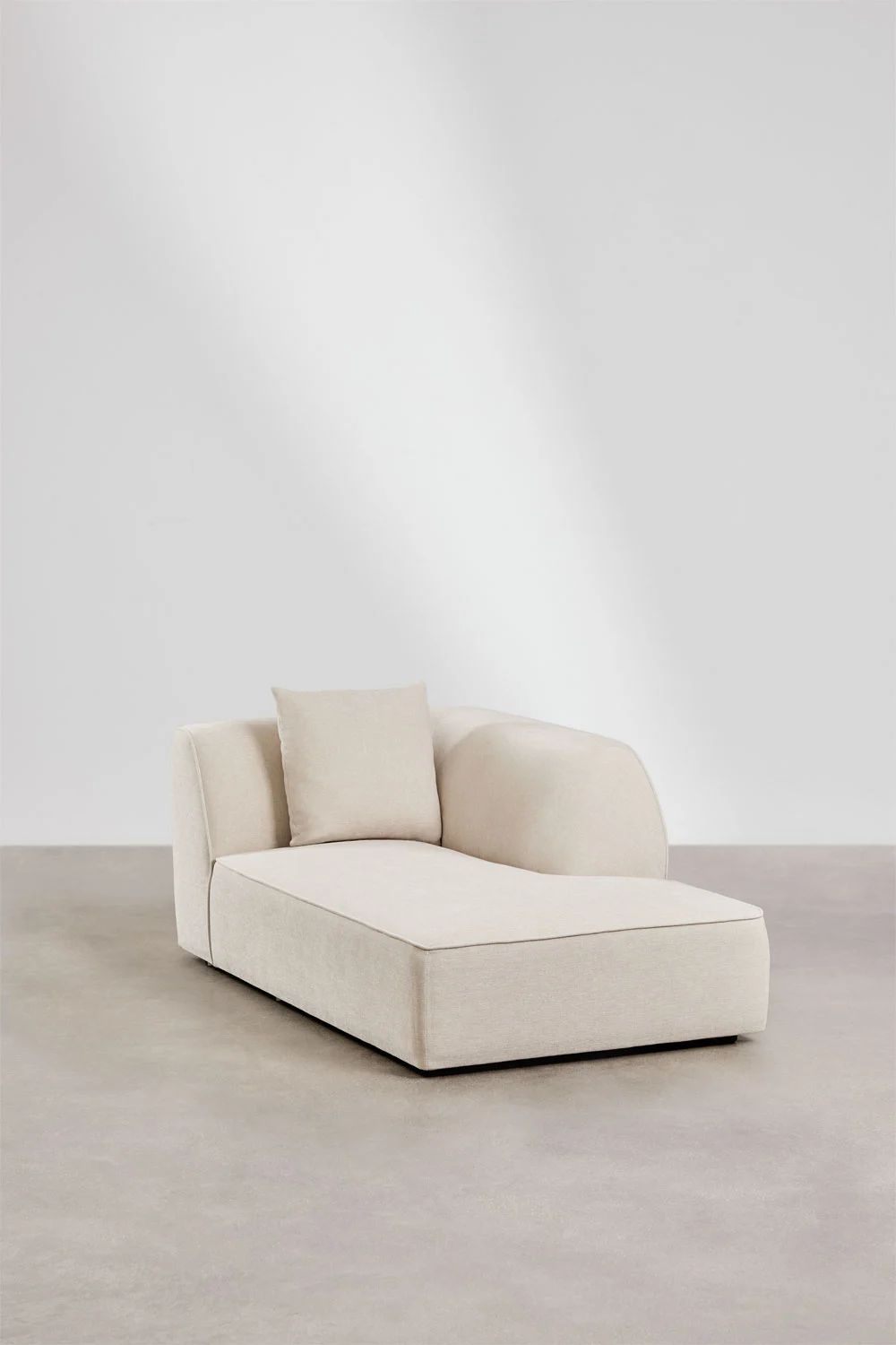 UV HOME Right chaise longue module for upholstered modular sofa Cardea