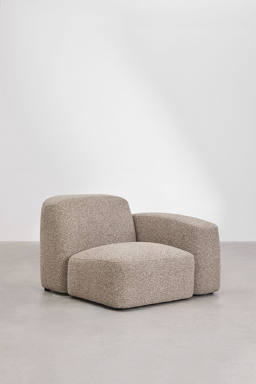 UV HOME Bastian 3-piece modular sofa and pouf