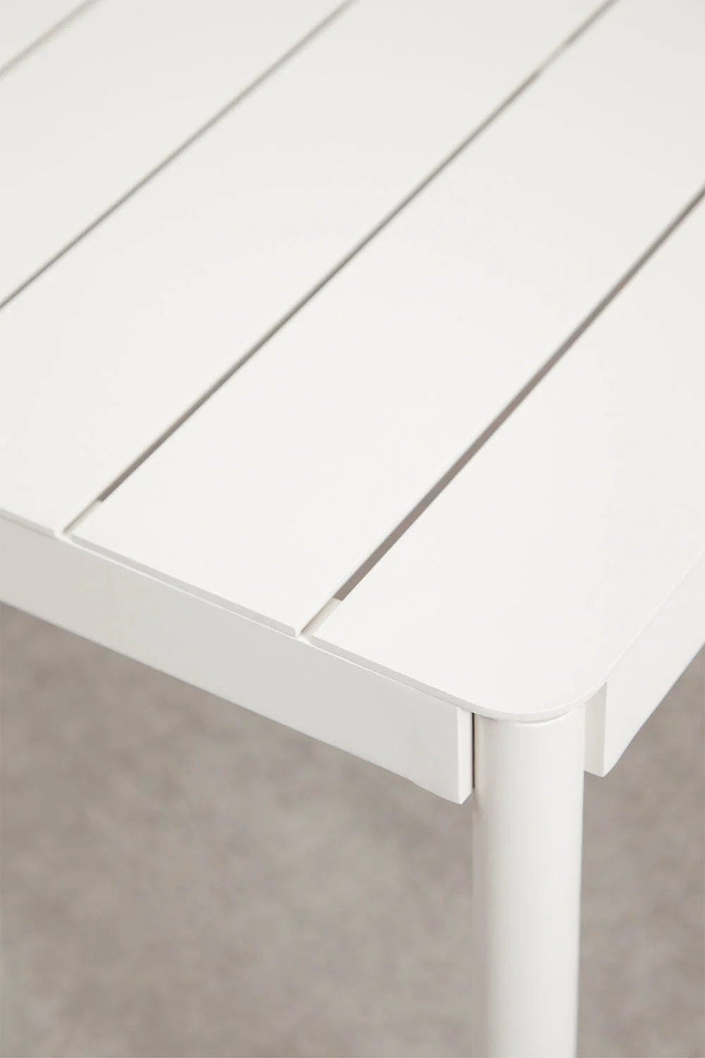 UV HOME Boleni Rectangular Aluminium Garden Table 110 x 60 cm