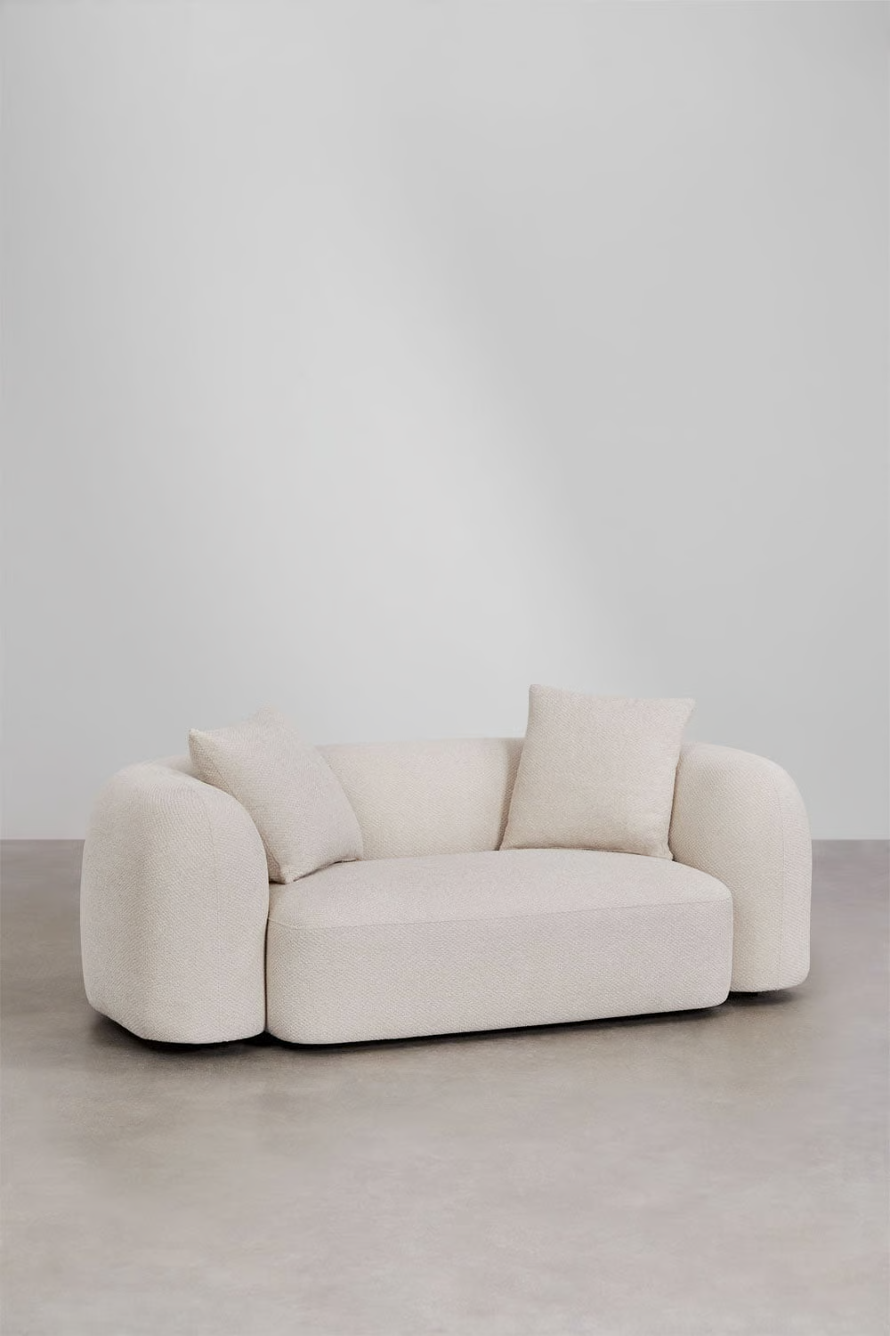 UV HOME Living Room Set with 3-Seater Modular Sofa, 2-Seater Sofa and Armchair in Coco Chenille