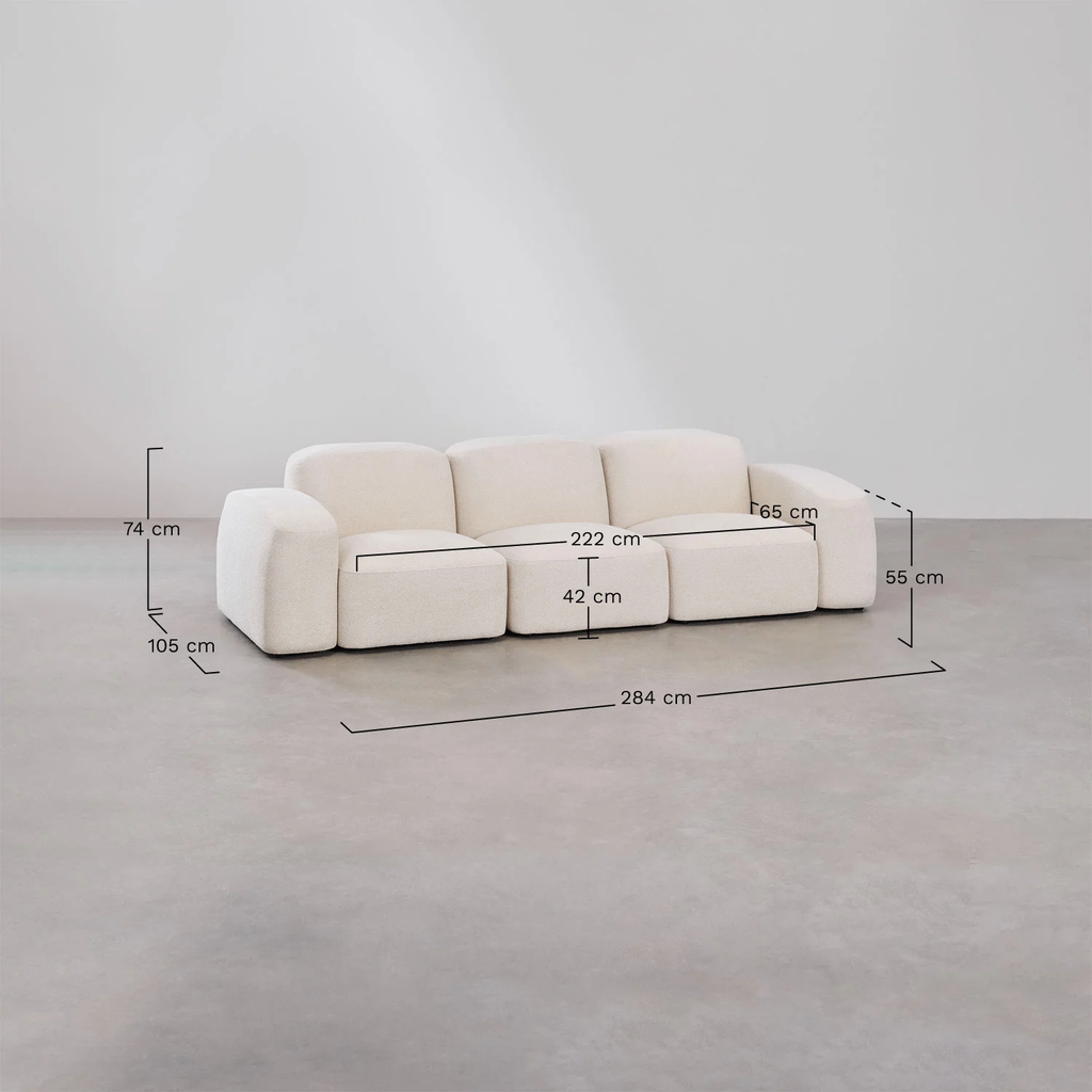 UV HOME Bastian 3-delige modulaire bank